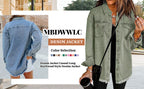 Women's Raw Edge Ripped Denim Jacket