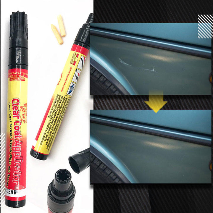 🚗 KÖP 1 FÅ 1 GRATIS! ✨ Penna för snabb reparation av bilrepor - Fyllningar &amp;  Blender ut repor på 60 sekunder, klarlack för alla bilfärger 🛠️📦