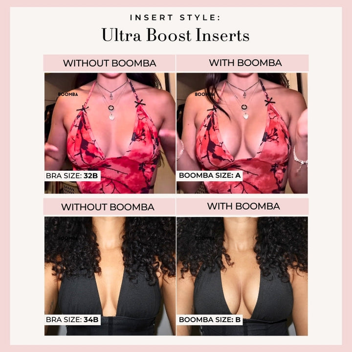 LAST DAY - BUY 1 GET 1 FREE💗 Double-Sided Invisible Push-Up Bra – No straps, no seams. Strong adhesive stays secure all day. Reusable &amp; washable. Perfect for backless &amp; strapless outfits. 👗🦋