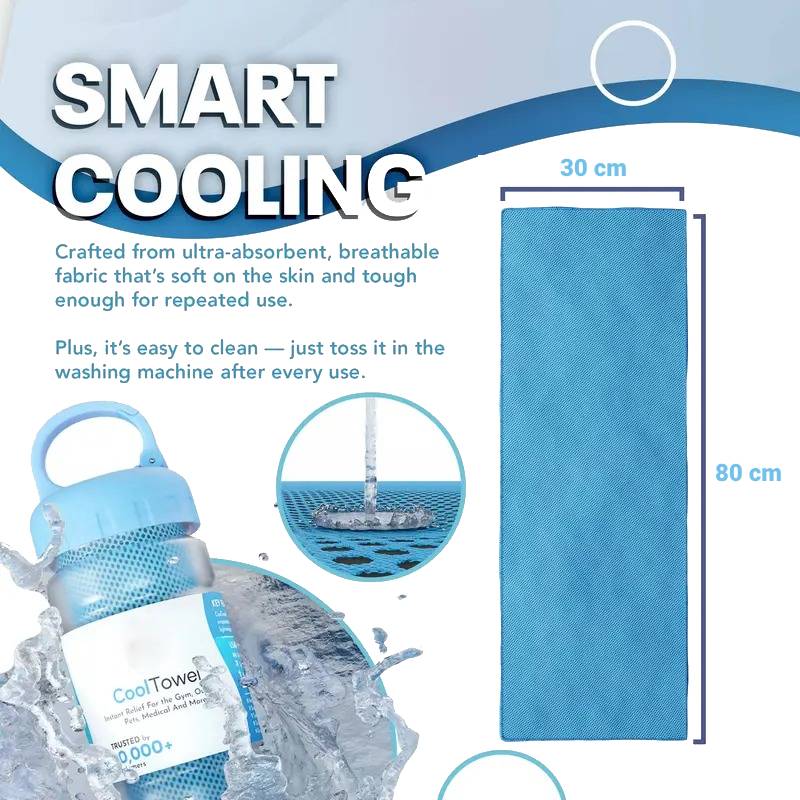 🔥Summer Hot Sale - BUY 1 GET 1 FREE!!⚡50K+ SOLD!❄️Cold Sweat Towel You Can Use Anywhere, Anytime! Reusable Soft Absorbent Cooling Portable