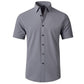 ⏰HOT SALE 50% OFF🔥STRETCH NON-IRON ANTI-WRINKLE SHIRT💕Summer must-have short-sleeved shirt