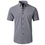 ⏰HOT SALE 50% OFF🔥STRETCH NON-IRON ANTI-WRINKLE SHIRT💕Summer must-have short-sleeved shirt