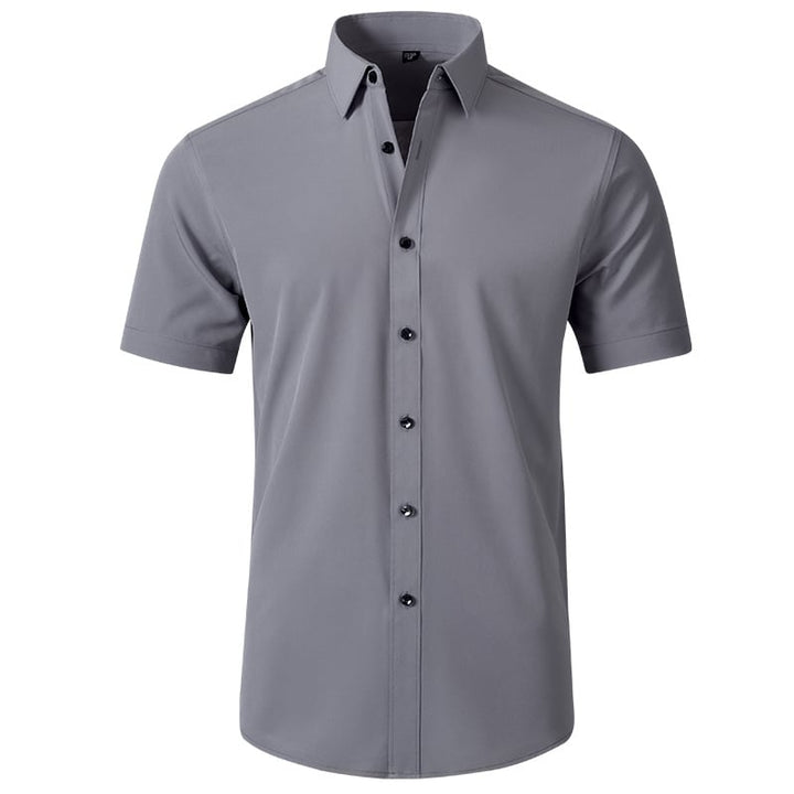 ⏰HOT SALE 50% OFF🔥STRETCH NON-IRON ANTI-WRINKLE SHIRT💕Summer must-have short-sleeved shirt