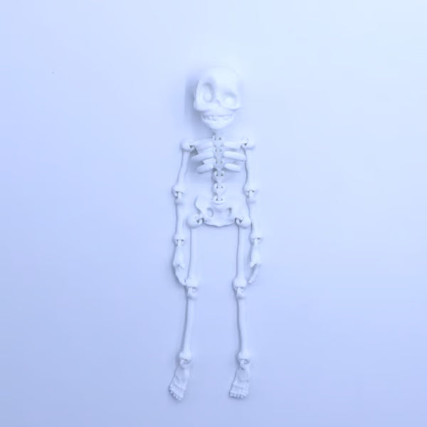3D Printed Vintage Skeleton Magnetic Figurine 🎃