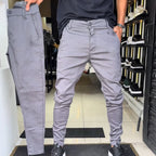 Men’s Slim-Fit Casual Solid Pants – Sleek Solid Tones, Slim Silhouette, Ideal for Easy Pairing 👔