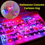 🎁LED Light Halloween Glowing Ring😍 - Set with 50pcs