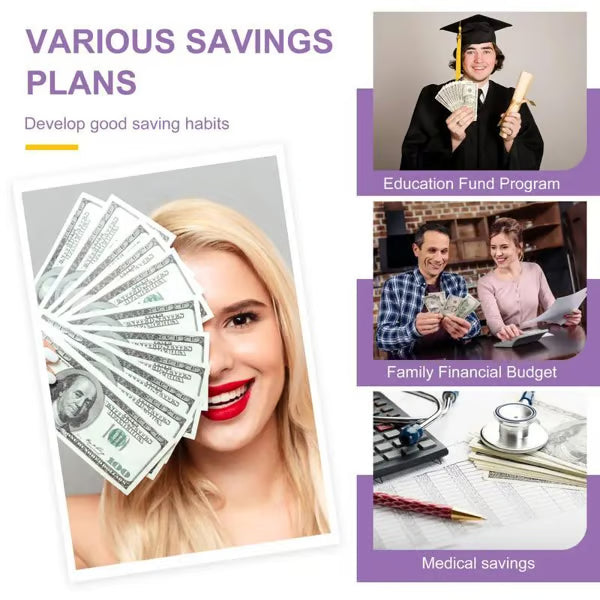 ⏳ΤΕΛΕΥΤΑΙΑ ΗΜΕΡΑ ΕΚΠΤΩΣΕΩΝ £6.99!  !✉️50+ ΧΙΛΙΑΔΕΣ ΠΟΥΛΗΘΗΚΑΝ!💝Βιβλίο Προκλήσεων Αποταμίευσης με Φακέλους💸