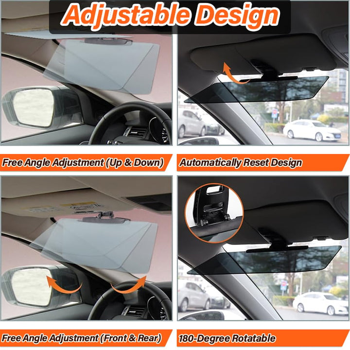 🚗☀️Summer Special Offer 50% OFF🔥Anti-Glare Driving Visor for Sun Glare &amp; Snow Blindness