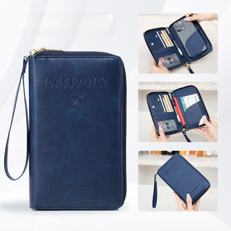 🧳2025 Tourism Must✈️Multifunctional RFID Passport Wallet