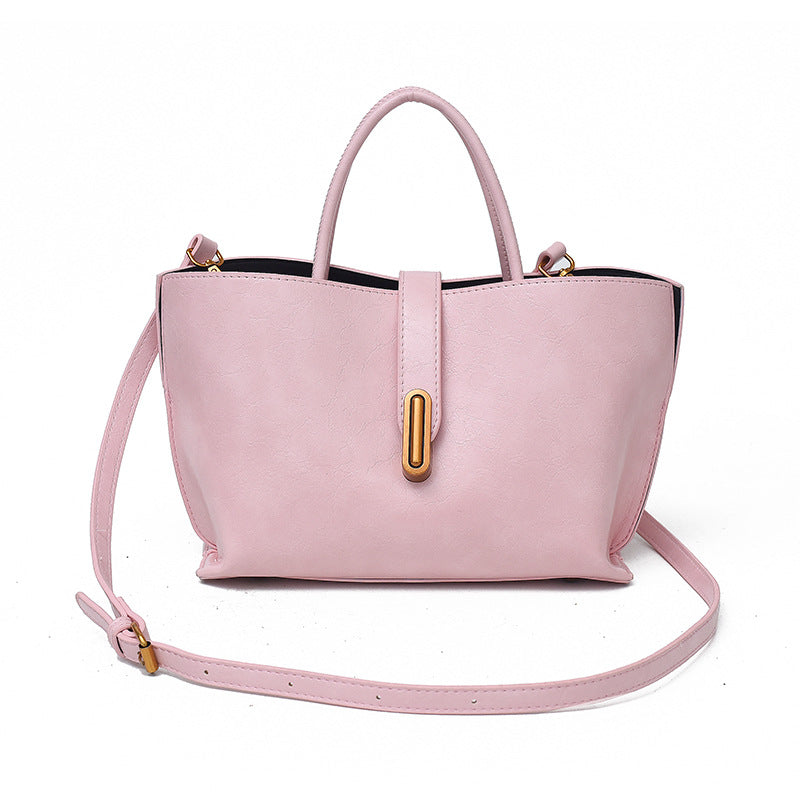 Women's Elegant Solid Color Handbag Crossbody Bag