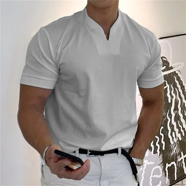 Men Gentlemans Business Short Sleeve Fitness T-shirt🔥HOT SALE 49% OFF