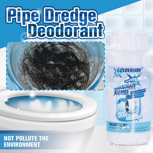 🔥 BUY 1 GET 1 FREE! 🚽 Pipe Dredge Deodorant - Eliminates Odors & Breaks Down Organic Matter in Drains, Prevents Clogs & Keeps Pipes Fresh 🌿✨