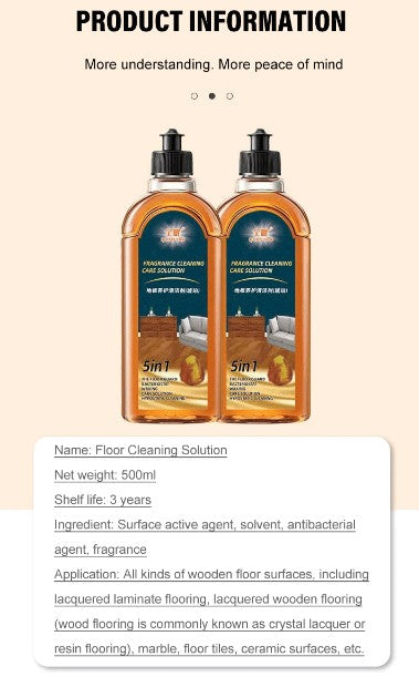 Floor Cleaner, Dual-Action Stain &amp; Odor Remover, Protects Natural Floor Finishes