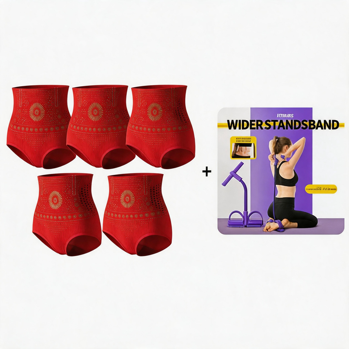 Thermogene Shorts mit Bauchkontrolle – 30 Minuten täglich tragen, aktiviert die Wärme &amp;  Fördert die Durchblutung. Sorgt für eine straffere, glattere Kontur. Kein Fitnessstudio nötig. Eine clevere Wahl für Shapewear. 👵✨
