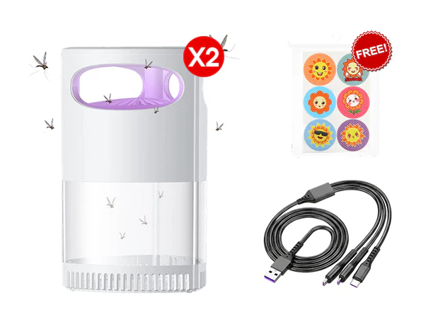 🦟 60% OFF! UV Mosquito Killer Lamp – quiet, USB, chemical-free. 50K+ sold! 🔇🌙