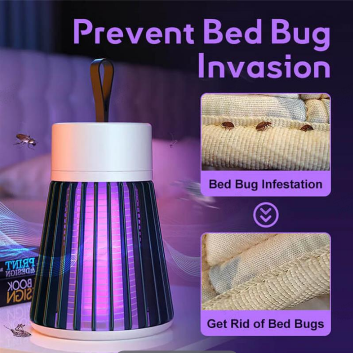 🏆DERNIER JOUR DE VENTE -50% DE RÉDUCTION🎁Tue-insectes portable d'intérieur et d'extérieur - Piège à mouches et moustiques