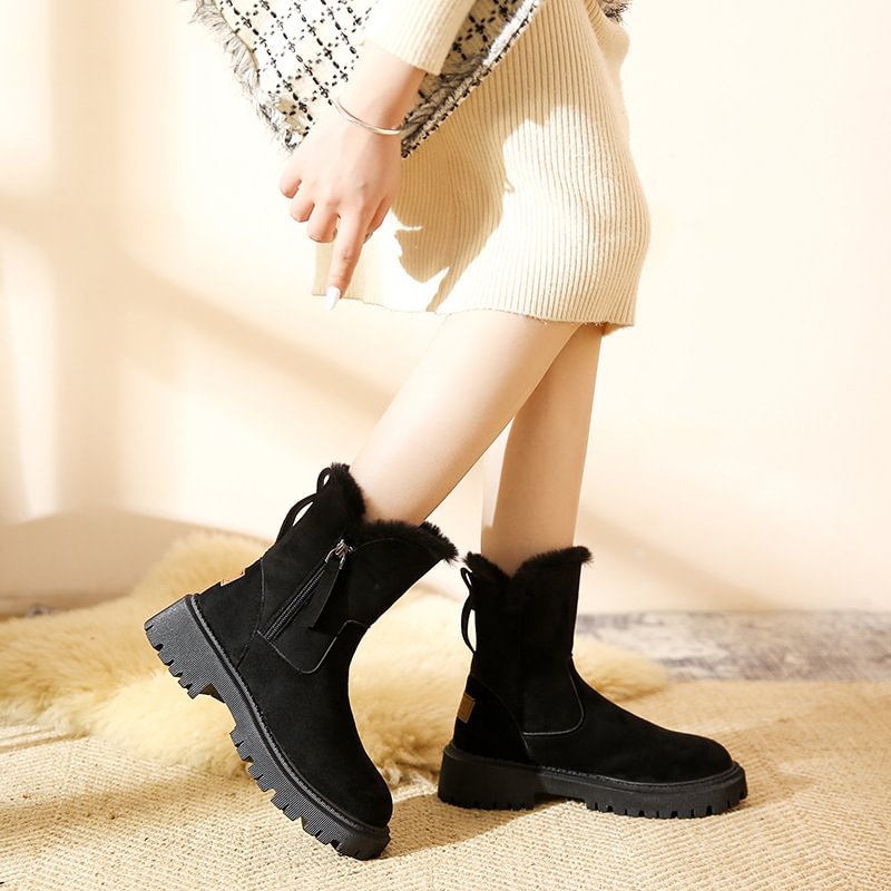 Women's Winter Fleece Snow Boots📢📢Flash Sale⚡: Ending in 3 Hours!⏰⏰