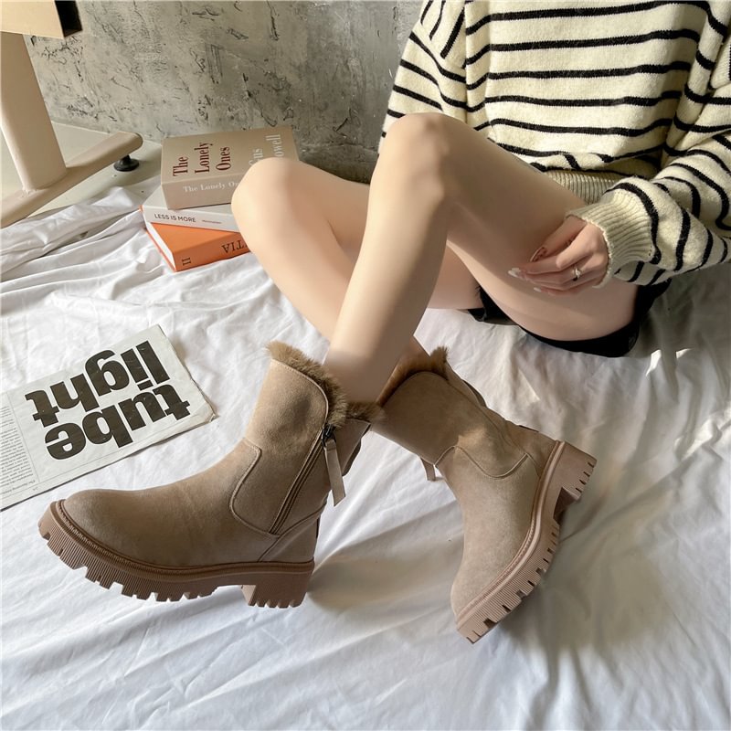 Women's Winter Fleece Snow Boots📢📢Flash Sale⚡: Ending in 3 Hours!⏰⏰