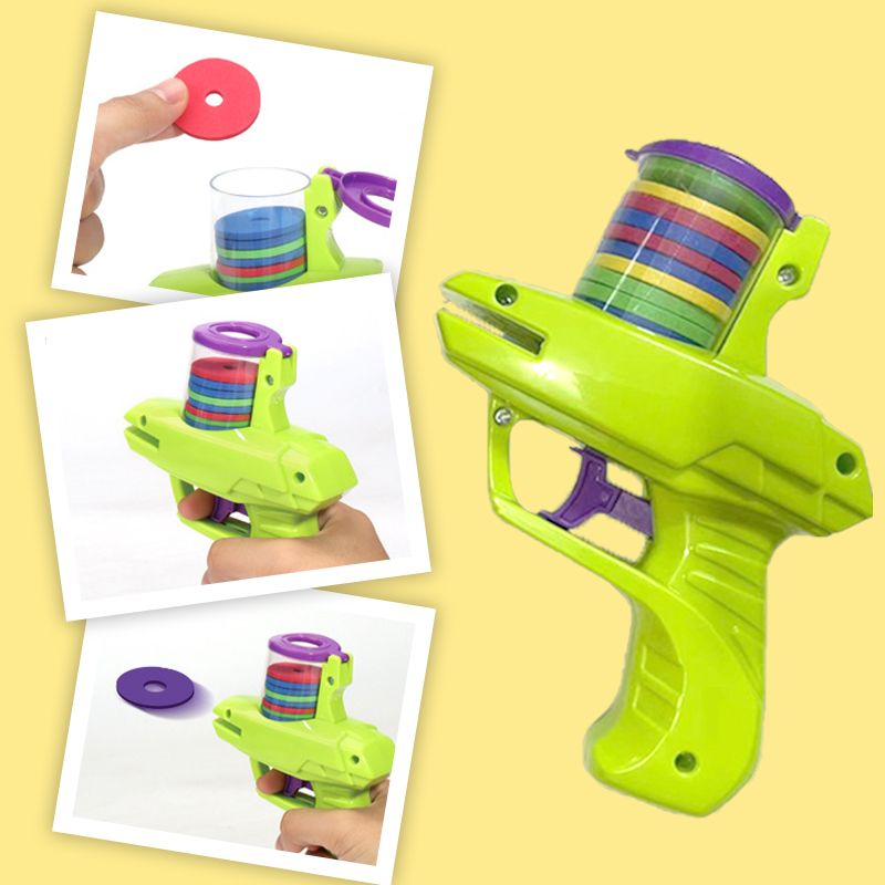 🎉Gave til barn! Mini flygende diskkasterleke