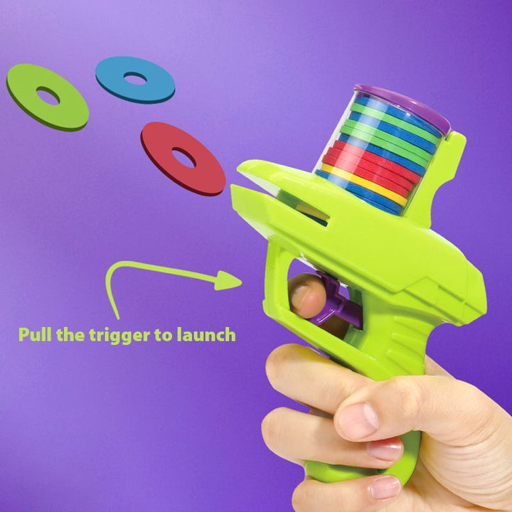 🎉Gave til barn! Mini flygende diskkasterleke