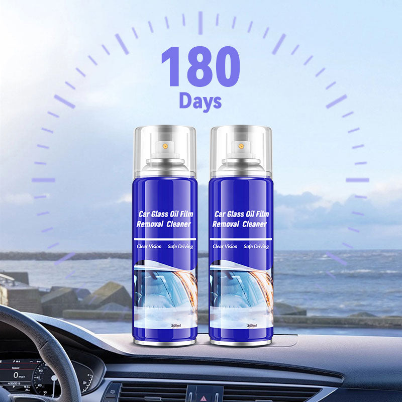 🔥 Offre spéciale à durée limitée ! Après avoir vaporisé le nettoyant pour film d'huile… La transmission lumineuse du verre est de 99 %, comme si vous aviez retiré un film de fenêtre. 💥