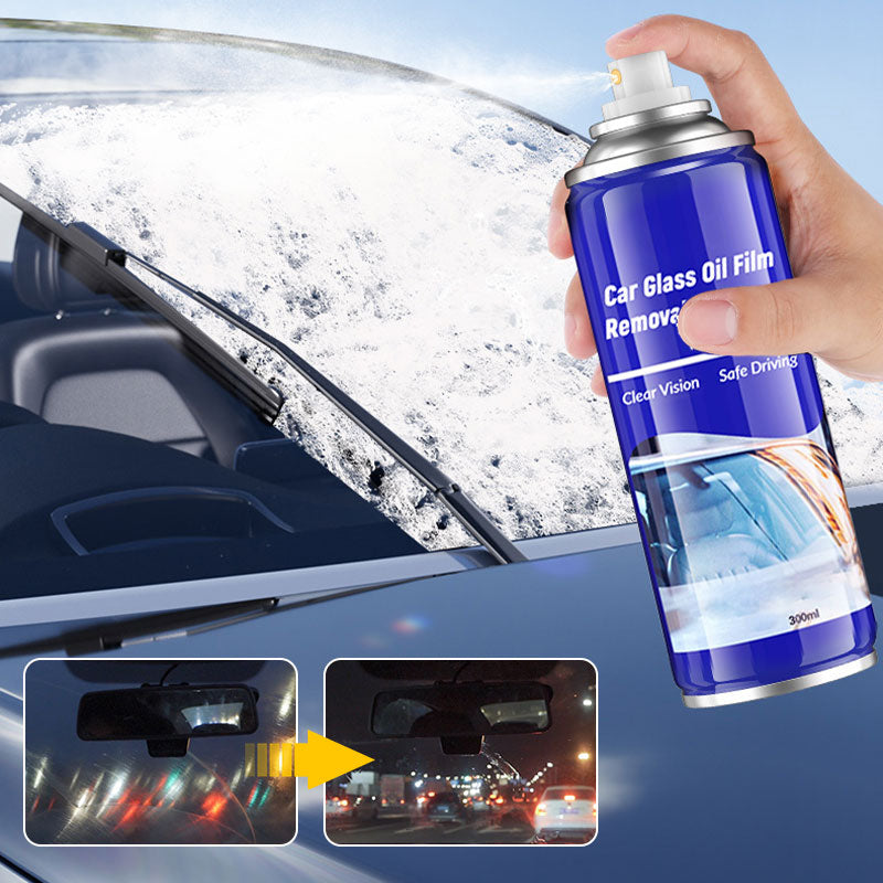 ⏰Ventes du dernier jour🔥Nettoyant pour enlever le film d'huile des vitres de voiture