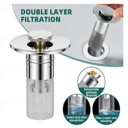 Stainless Steel Floor Drain Filter | Say goodbye to clogged sewers