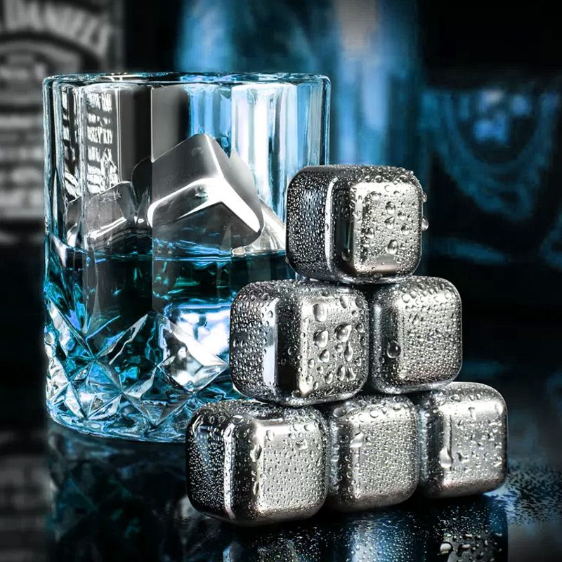 ✨6pcs /8pcs Stainless Steel Ice Cube Set