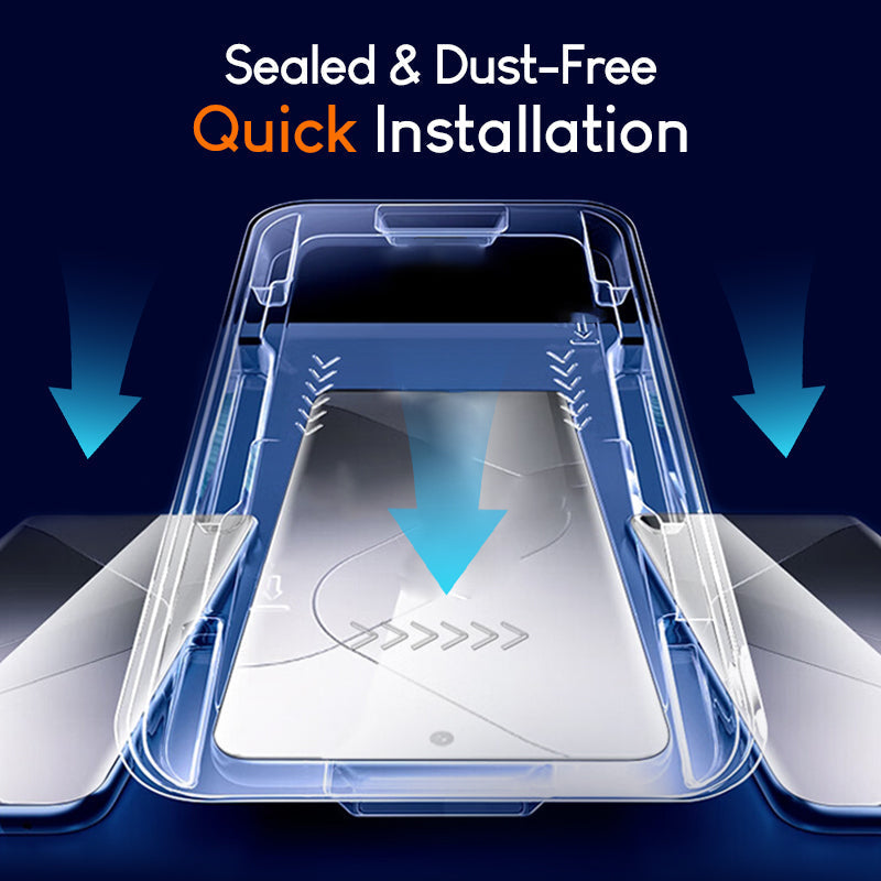 Anti-peep &amp; 4K HD Glass Screen Protector with Auto Dust-elimination Installation for Samsung Galaxy S Series