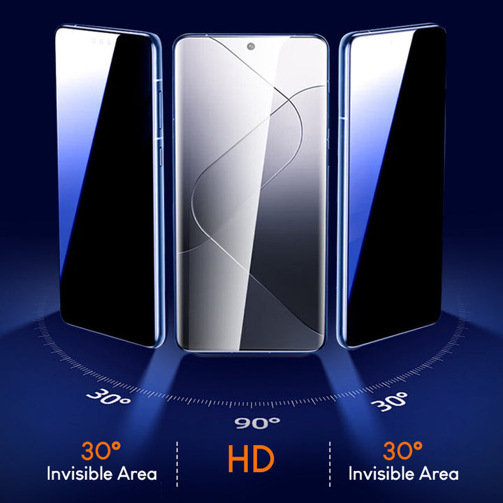 Anti-peep &amp; 4K HD Glass Screen Protector with Auto Dust-elimination Installation for Samsung Galaxy S Series