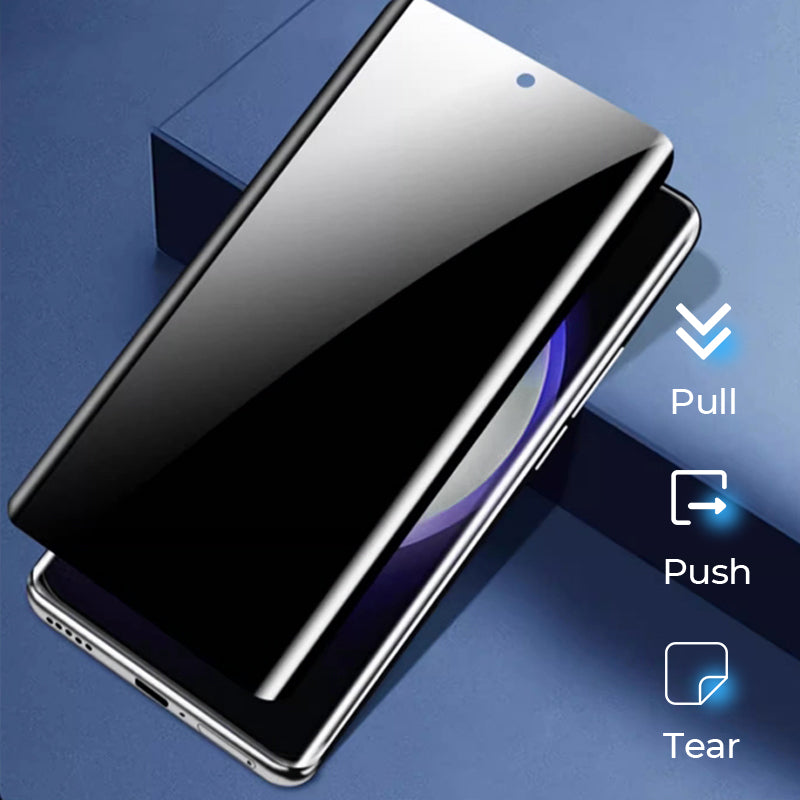 Anti-peep &amp; 4K HD Glass Screen Protector with Auto Dust-elimination Installation for Samsung Galaxy S Series