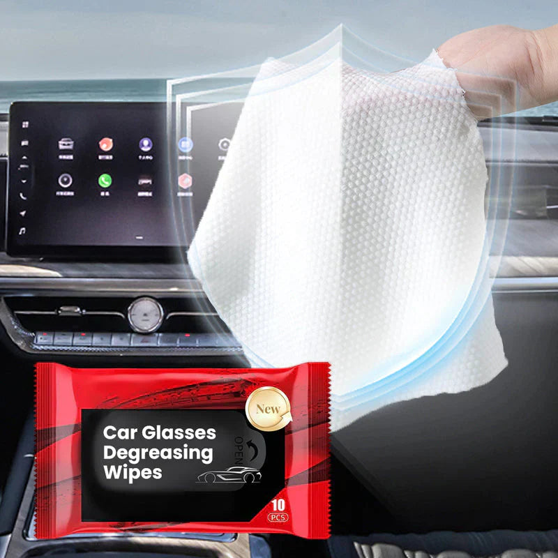 💖Offre à durée limitée ACHETEZ-EN 1, OBTENEZ-EN 1 GRATUIT !!💖 Lingettes pour éliminer le film d'huile sur les vitres de voiture🔥Amateurs de voitures, dépêchez-vous !💥