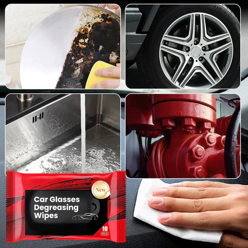 💖Offre à durée limitée ACHETEZ-EN 1, OBTENEZ-EN 1 GRATUIT !!💖 Lingettes pour éliminer le film d'huile sur les vitres de voiture🔥Amateurs de voitures, dépêchez-vous !💥