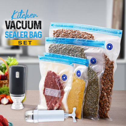 🔥 LAST DAY PROMOTION - 50%OFF🔥Vacuum Sealer Bag Set for Kitchen Vacuum Sealers