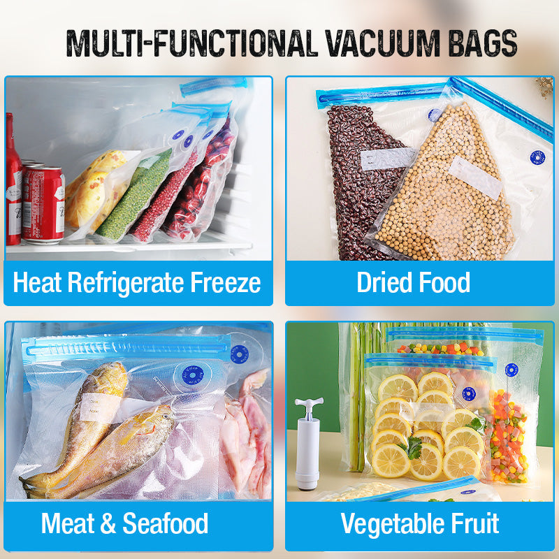 🔥 LAST DAY PROMOTION - 50%OFF🔥Vacuum Sealer Bag Set for Kitchen Vacuum Sealers
