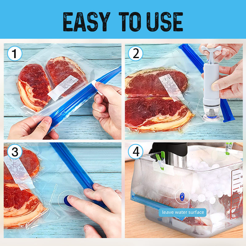 🔥 LAST DAY PROMOTION - 50%OFF🔥Vacuum Sealer Bag Set for Kitchen Vacuum Sealers