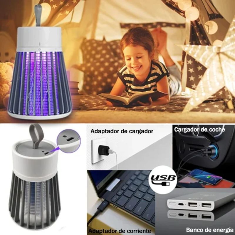 🏆DERNIER JOUR DE VENTE -50% DE RÉDUCTION🎁Tue-insectes portable d'intérieur et d'extérieur - Piège à mouches et moustiques