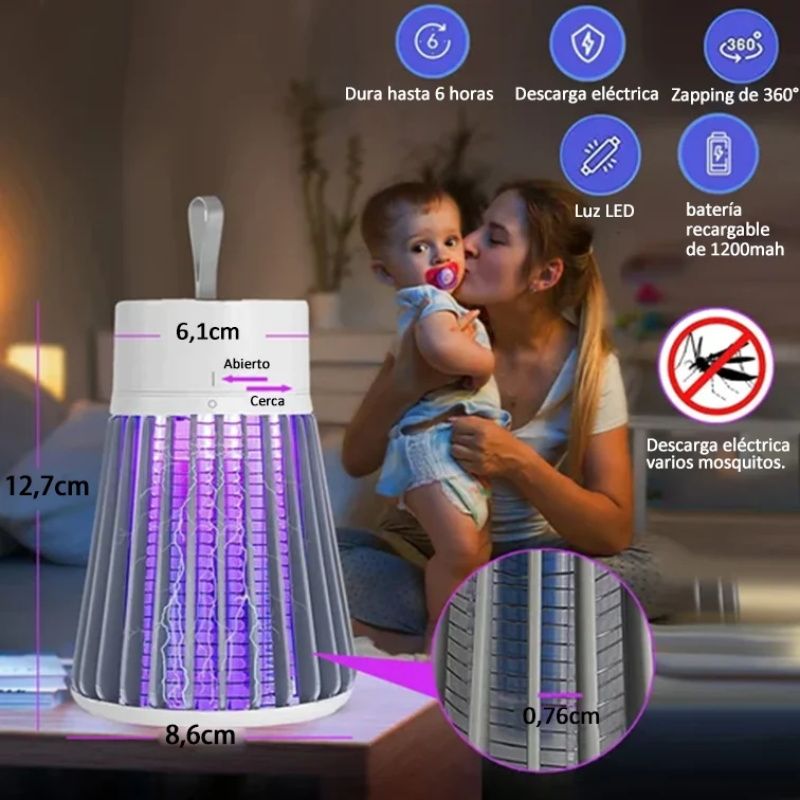 🏆DERNIER JOUR DE VENTE -50% DE RÉDUCTION🎁Tue-insectes portable d'intérieur et d'extérieur - Piège à mouches et moustiques