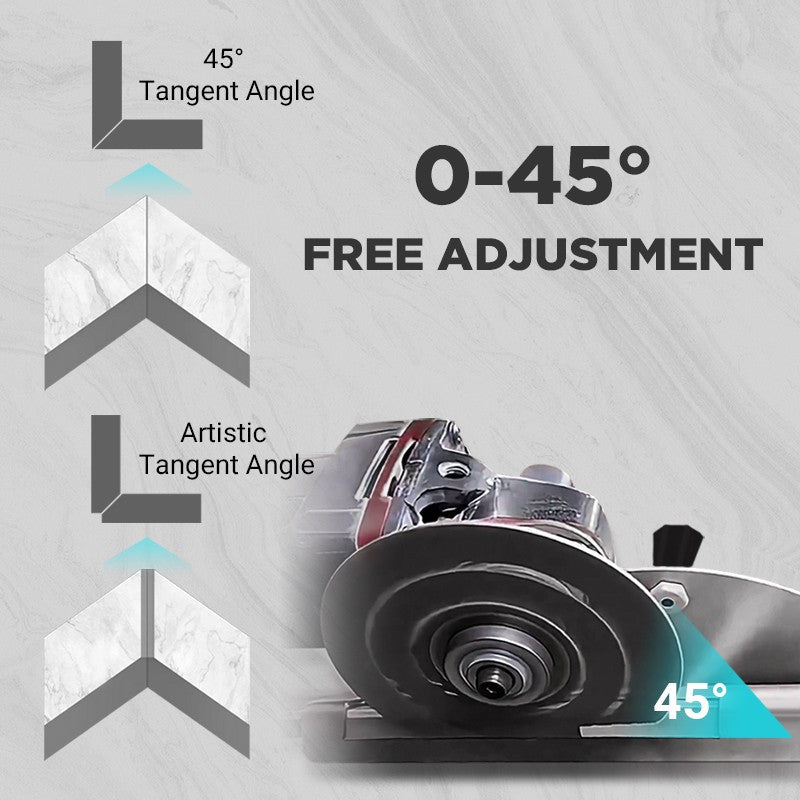 ✅Professional Utilities👍Angle Grinder Stand for Tile 45° Chamfer Cutting