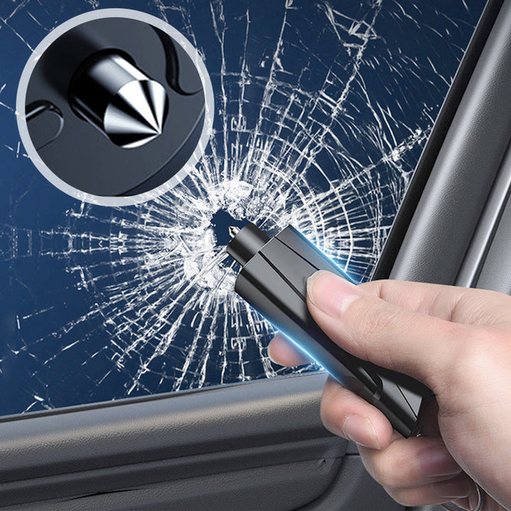 Llavero de emergencia 2 en 1 para romper ventanas de automóviles