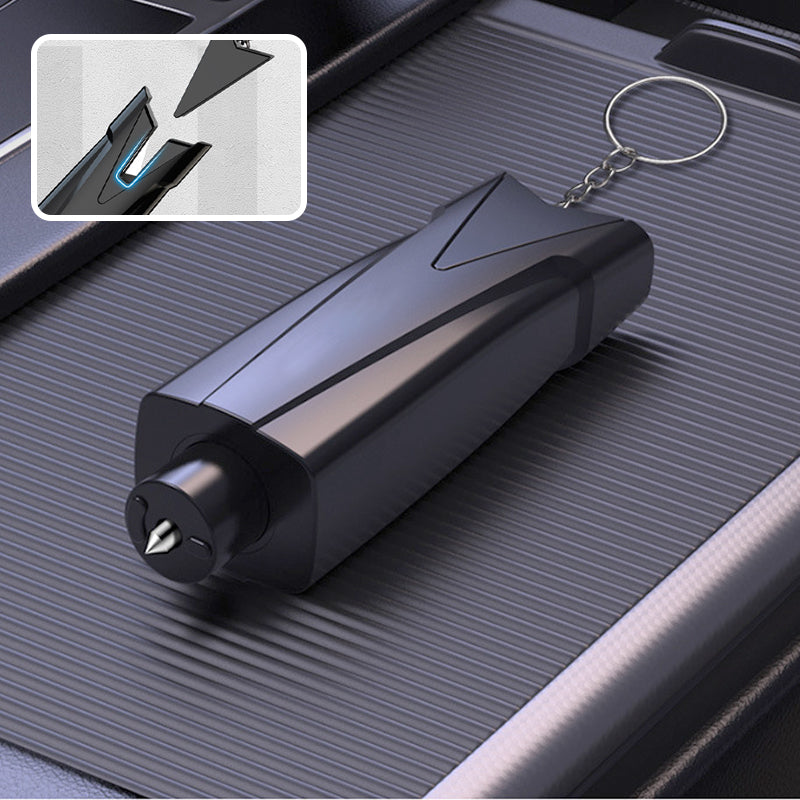 Emergency 2-in-1 Car Window Breaker Tool Keychain