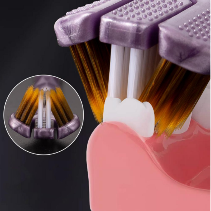 🔥 LAST DAY PROMOTION - 50%OFF 🔥 Three-head multi-angle cleaning toothbrush to ensure your oral safety
