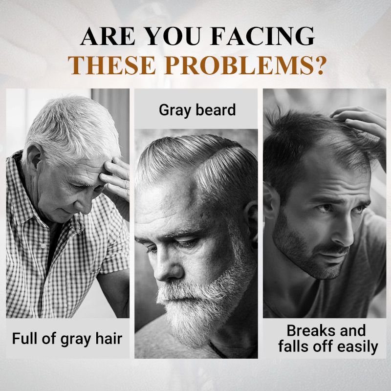 Instant Result Hair Dye Shampoo🧔🏻Suitable for beard🥳