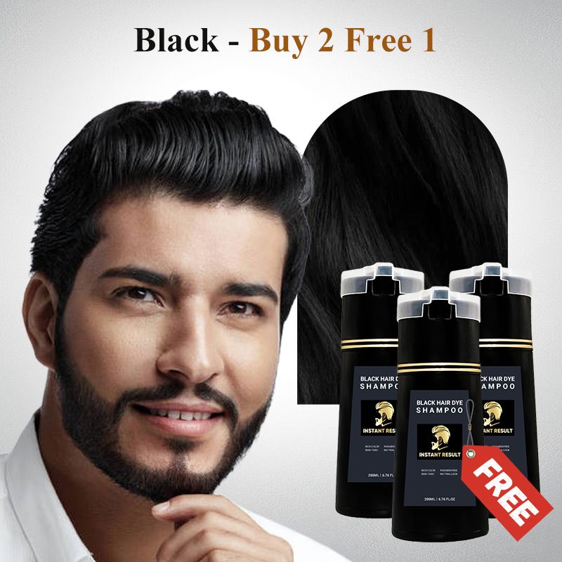 Instant Result Hair Dye Shampoo🧔🏻Suitable for beard🥳