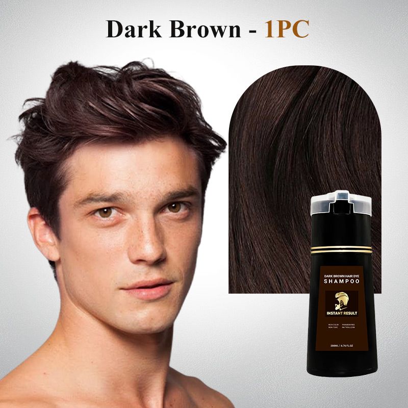 Instant Result Hair Dye Shampoo🧔🏻Suitable for beard🥳