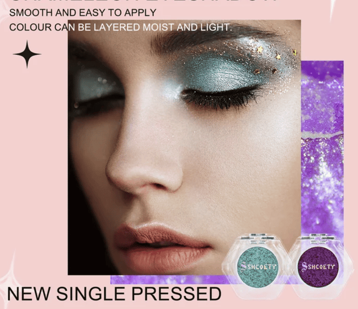 Double chrome eye shadow