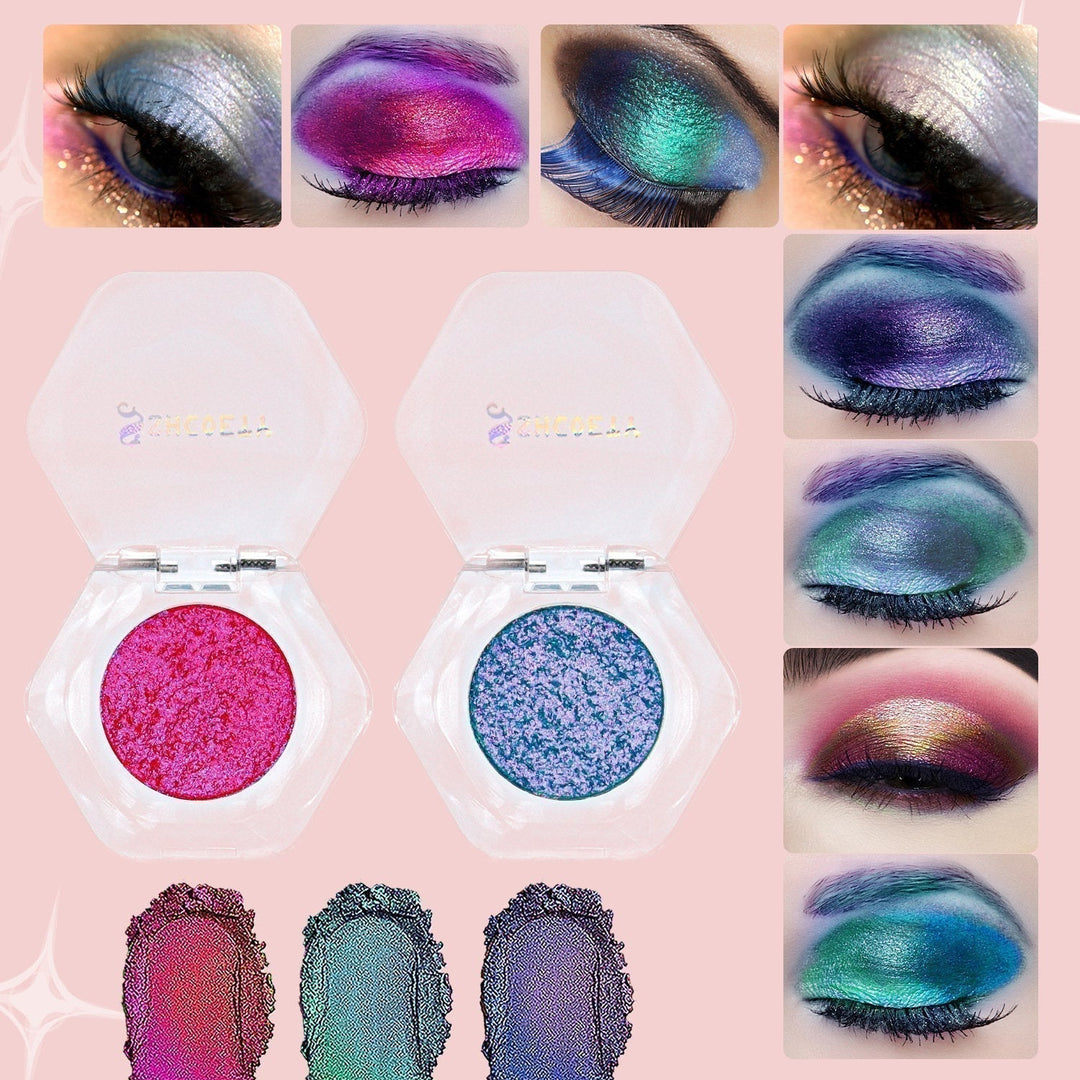 Double chrome eye shadow