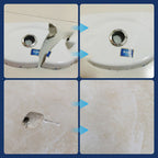 💧Multi-functional waterproof and anti-corrosion repair adhesive🔥 (suitable for ceramic floor tiles, walls, and kitchen countertops) saves time and costs.