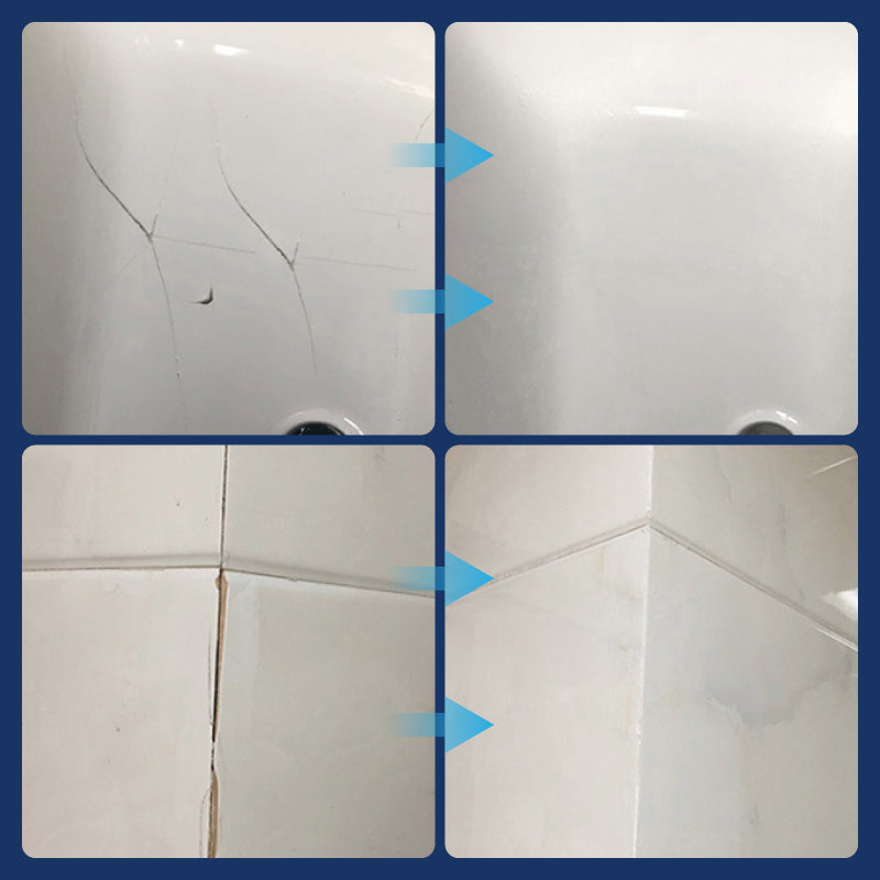 💧Multi-functional waterproof and anti-corrosion repair adhesive🔥 (suitable for ceramic floor tiles, walls, and kitchen countertops) saves time and costs.