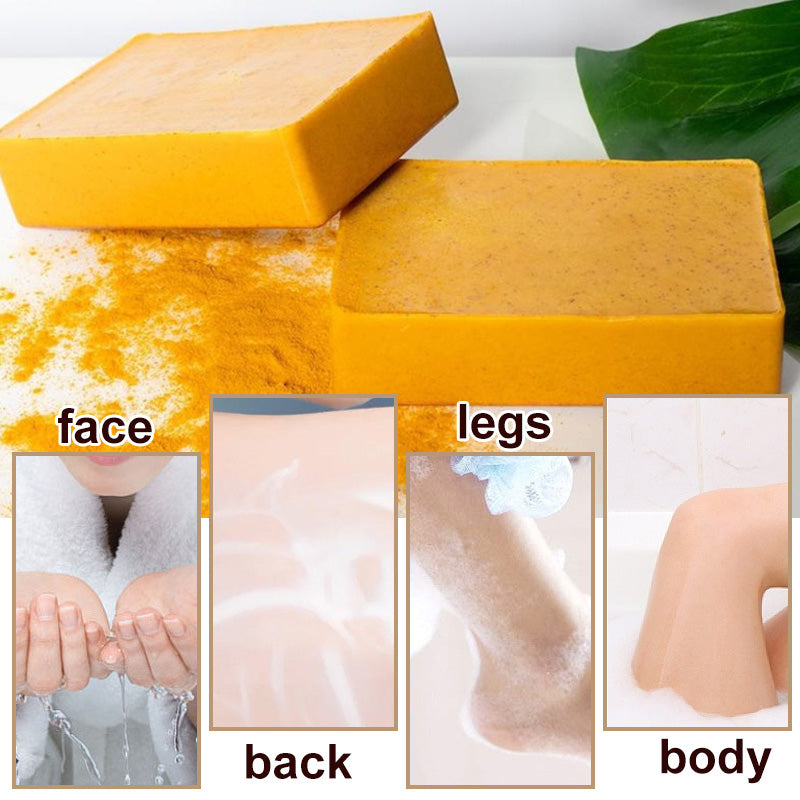 🥇Buy 1 Get 1 Free🧼Lemon Turmeric & Kojic Acid Soap Bars